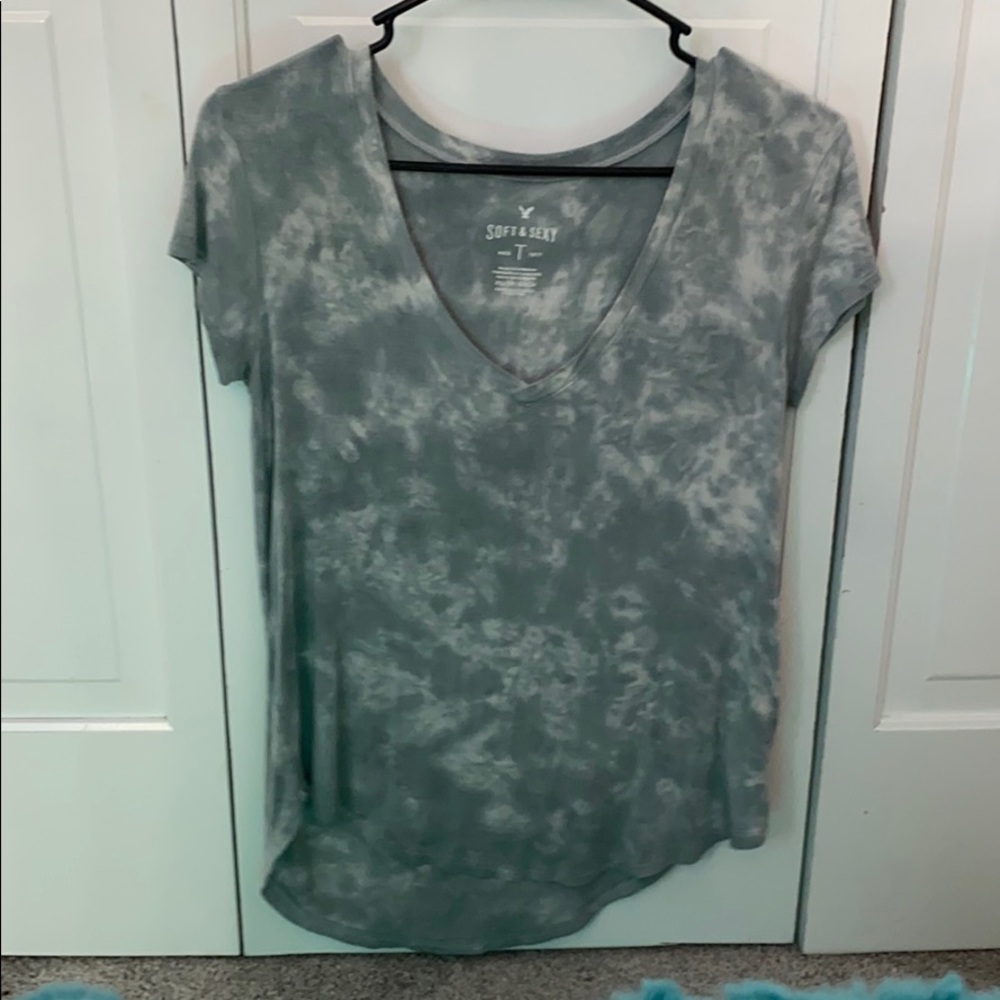 american eagle soft and sexy tye dye shirt